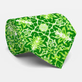 Art Nouveau Chinese Pattern - Emerald Green Stropdas (Opgerold)
