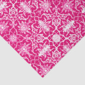 Art Nouveau Chinese Pattern - Fuschia Pink Tissuepapier (Detail)
