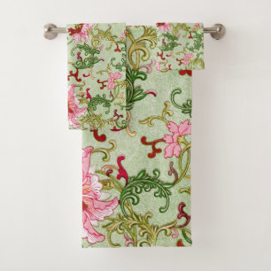 Art Nouveau Chinois Floral Vintage Chinoiserie