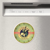 Art nouveau chocola reclameklok magneet (Insitu (Vaatwasser))