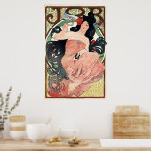 Art Nouveau Cigarette en Mucha Poster (Keuken)