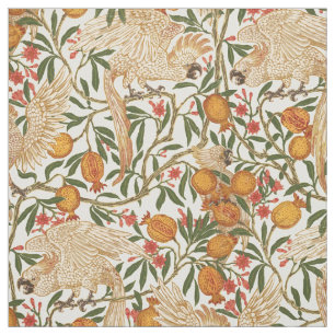 Art Nouveau Cockatoenpattern van Walter Crane Stof