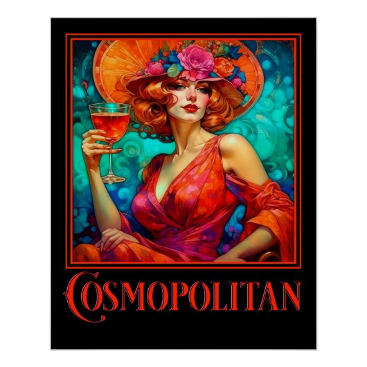 Art Nouveau Cosmopolitan Perfect Poster (Voorkant)