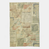 Art Nouveau  couture art deco decopauge Theedoek (Verticaal)