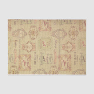 Art Nouveau Couture Art Deco Parijs Frans Tissuepapier