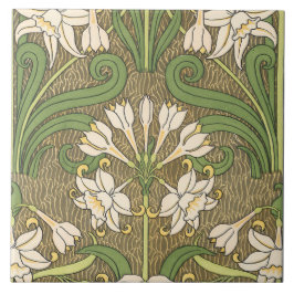 Art Nouveau Daffodils Tegeltje