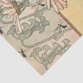 Art Nouveau Daisy Border Tissuepapier (Detail)