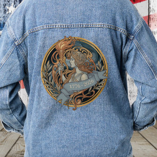 Art Nouveau Dame Liberté USA 250 Motif ID1303
