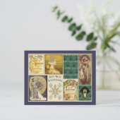 Art Nouveau Dames Briefkaart (Staand voorkant)