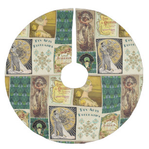 Art Nouveau Dames Kerstboom Rok