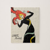 Art Nouveau Dancer Jane Avril beroemd gemaakt door Legpuzzel (Verticaal)