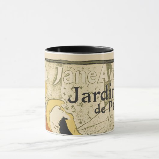 Art Nouveau Dancer Jane Avril beroemd gemaakt door Mok (Midden)