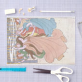 Art Nouveau Dancing Vrouwen Fairy Decoupage Tissuepapier (Craft)