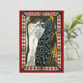 art nouveau, de kus van William Bradley (Staand voorkant)