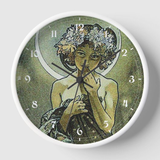  Art Nouveau De Maan door Mucha (Voorkant)