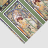 Art Nouveau de Mucha enveloppant le papier de soie (Détail)