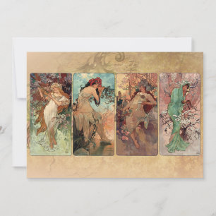 Art Nouveau De Vier Jaargetijden