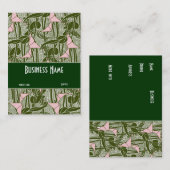 Art Nouveau Déco carte de visite élégant (Devant / Derrière)