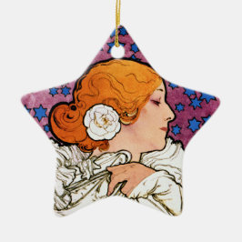  Art Nouveau Decoratie Ornament van Mucha