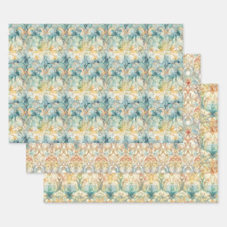ART NOUVEAU DECOUPAGE DECORATIEF PAPIER INPAKPAPIER VEL