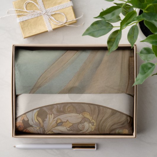 Art Nouveau Decoupage Tissuepapier (Geschenk)