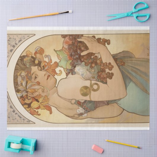 Art Nouveau Decoupage Tissuepapier (Craft)