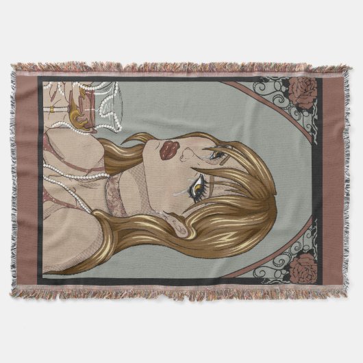 Art nouveau deken (Voorkant)