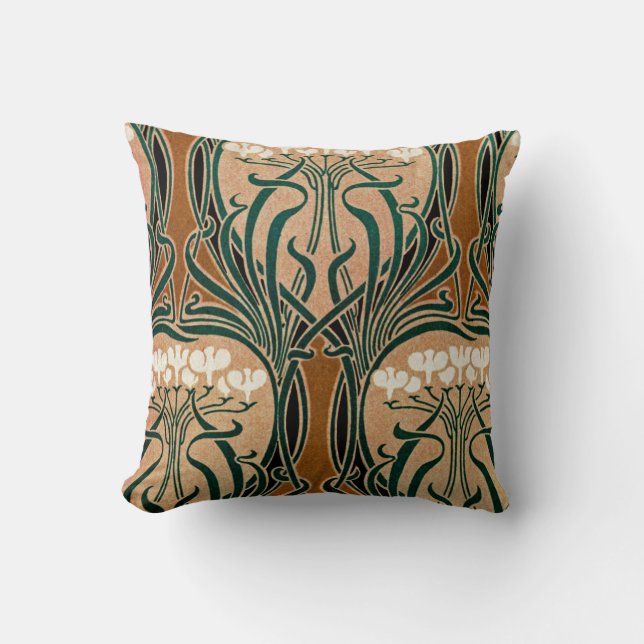 Art Nouveau Design #9 Kussen (Voorkant)
