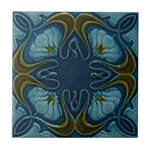 Art Nouveau  Design Feature Backsplash Tile Tegeltje