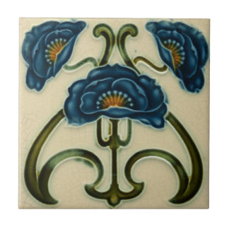Art Nouveau  Design Feature Tile Tegeltje