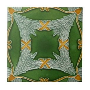 Art Nouveau  Design Feature Tile Tegeltje