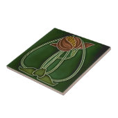 Art Nouveau  Design Feature Tile Tegeltje (Zijkant)