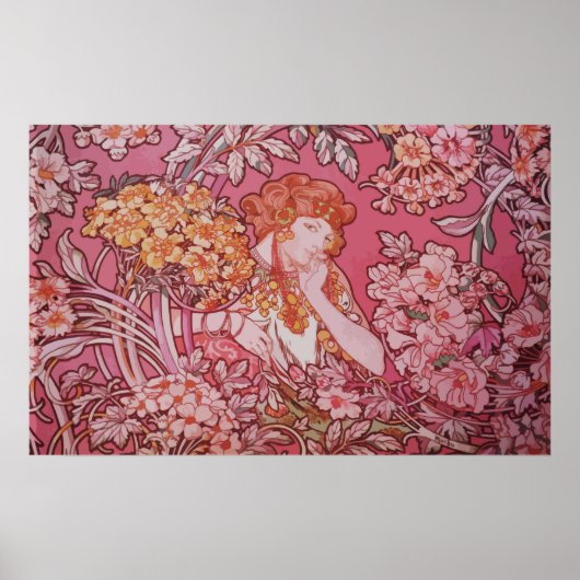 Art Nouveau design Value Poster Paper (Matte) (Devant)