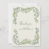 Art Nouveau doux joli cadre merci (Devant)