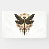 Art Nouveau Dragonfly Elegante Steampunk Spandoek (Horizontaal)