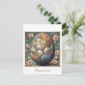 Art Nouveau Easter Kaart (Staand voorkant)