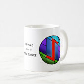 Art Nouveau Eihwaz Rune Mok – ENDURANCE! (Voorkant rechts)