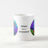 Art Nouveau Eihwaz Rune Mok – ENDURANCE! (Center)