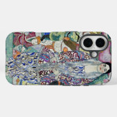 Art Nouveau Elegance: Klimt iPhone hoesje (Achterkant (horizontaal))