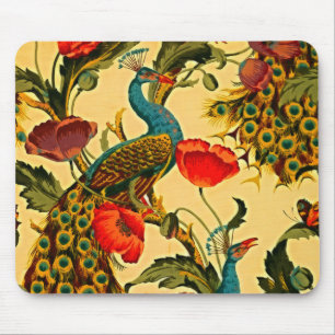 Art Nouveau Elegantie: Sidewall, The Peacock, 1896 Muismat