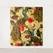 Art Nouveau Elegantie: Sidewall, The Peacock, 1896 Wandkleed (Voorkant)