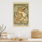 Art Nouveau "Ermitage Poster (Keuken)