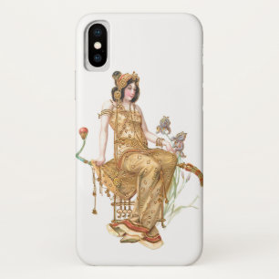 Art Nouveau Exotic Beauty uit Orient iPhone X Hoesje