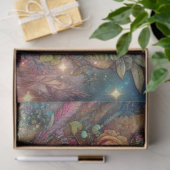 Art Nouveau Fantasy Forest Wasbeer Decoupage Tissuepapier (Geschenk)
