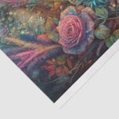 Art Nouveau Fantasy Forest Wasbeer Decoupage Tissuepapier (Detail)