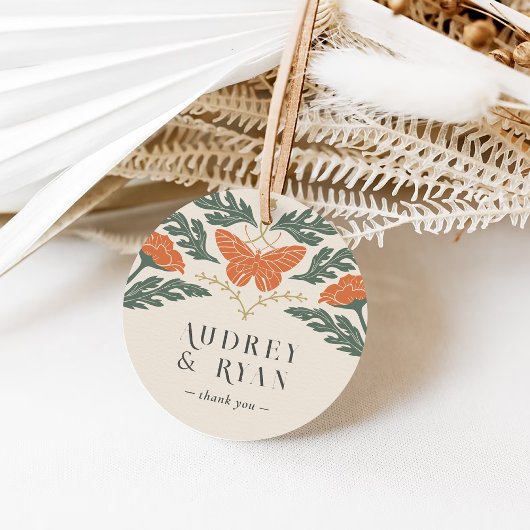  Art Nouveau Favoriet Gift Label