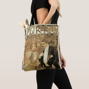 art nouveau flirt koekjes, Alphonse Mucha Draagtas