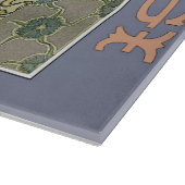 Art nouveau floral alphonse mucha art 1901 snijplank (Hoek)