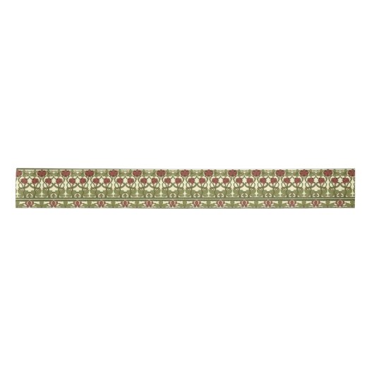 Art Nouveau  Floral Border Frieze Pattern Lint (Voorkant)