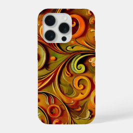 Art Nouveau floral design  iPhone 15 Pro Hoesje